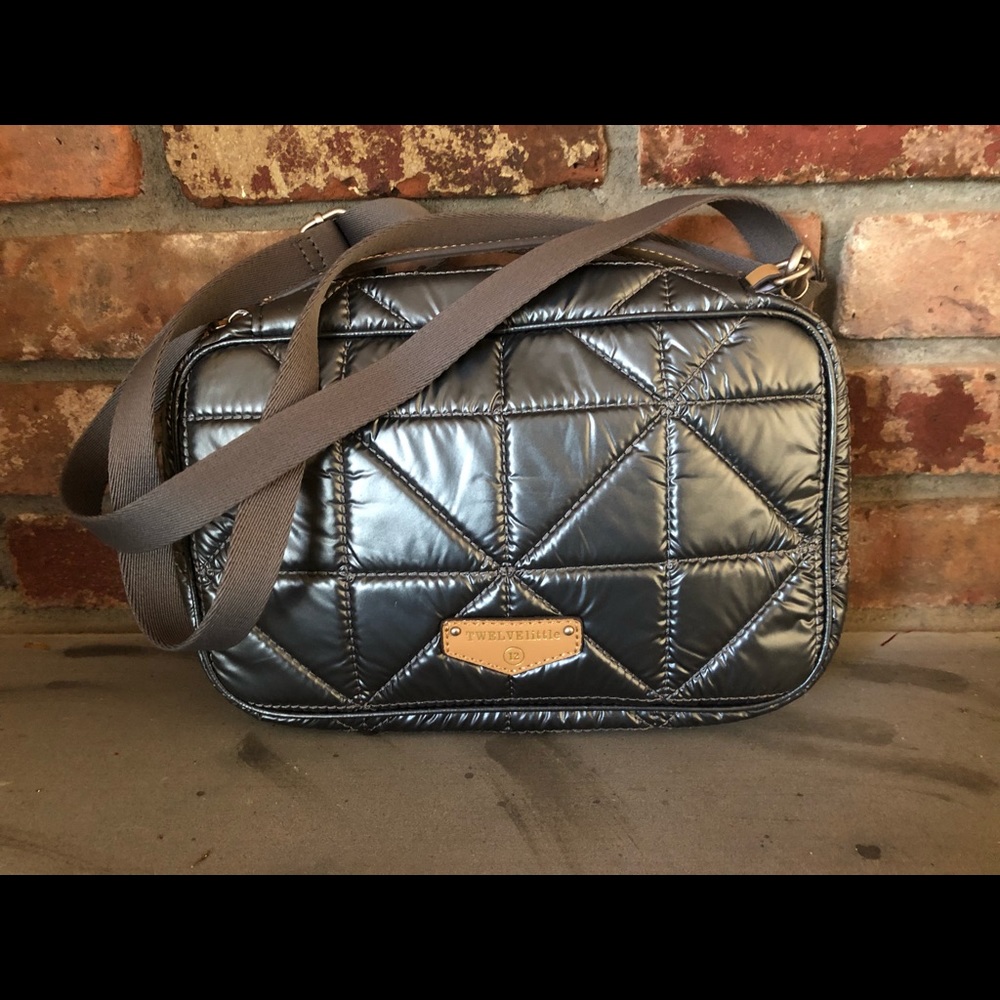 TWELVElittle Diaper Clutch (original) in Pewter.